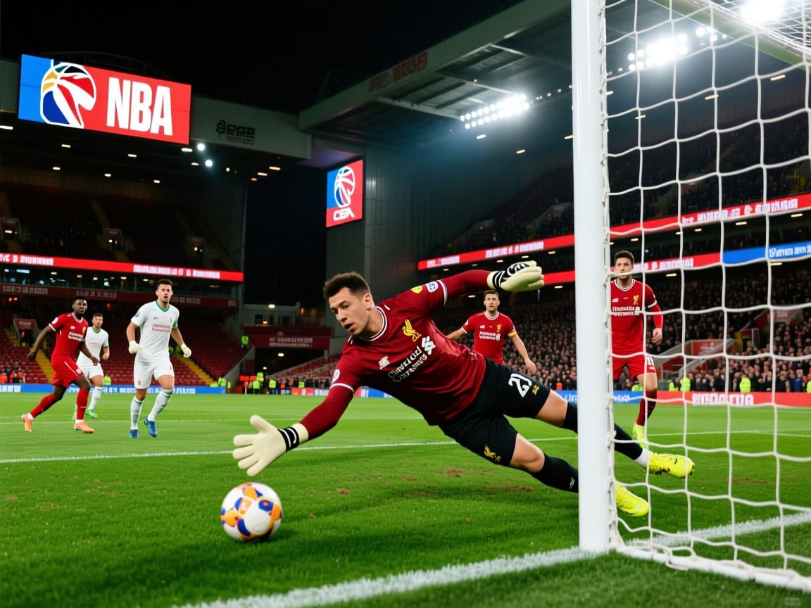 利物浦门将神勇扑点，扼杀对手进攻