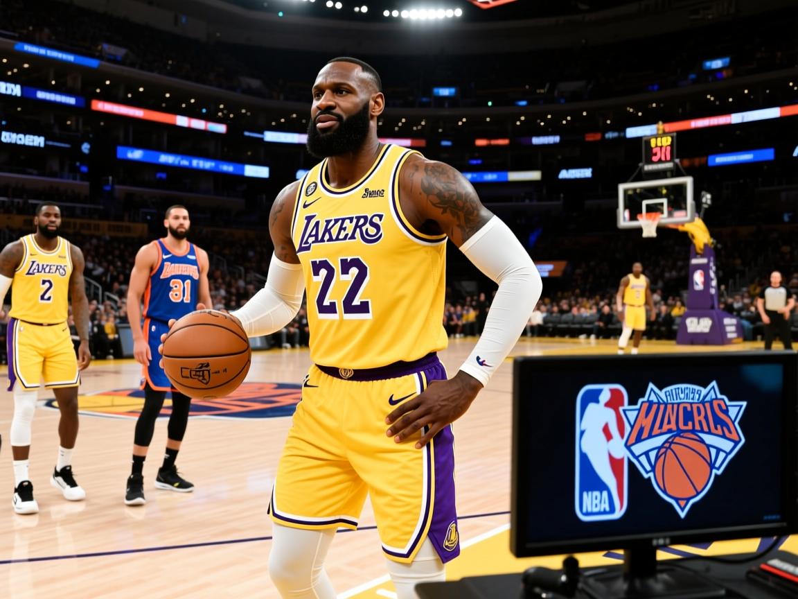 詹姆斯领军的湖人队高位战胜尼克斯队 第2张