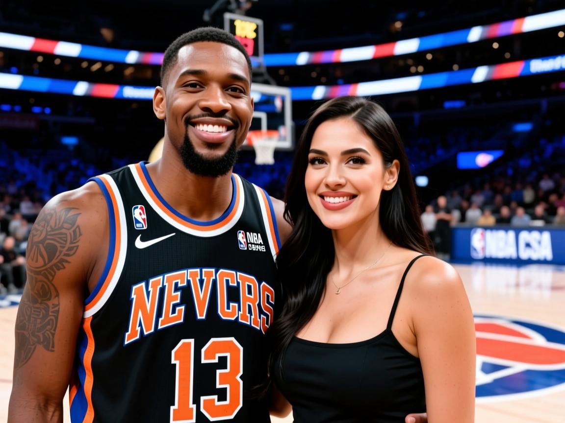 托平和娇妻近照,尼克斯弃将,拿大合同总决赛爆发,妻子很美 第2张