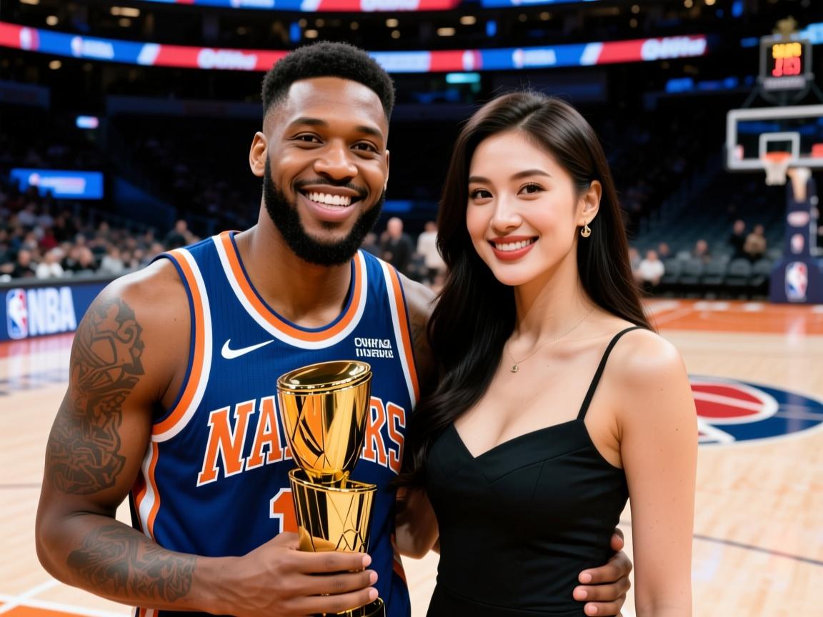 托平和娇妻近照,尼克斯弃将,拿大合同总决赛爆发,妻子很美 第4张